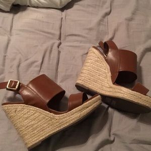 Wedges from Forever 21. Worn once.
